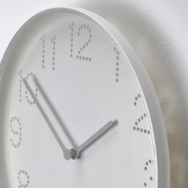 TROMMA wall clock, white, 25 cm