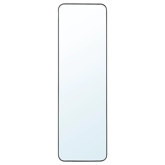 LINDBYN Mirror, black 40x130 cm