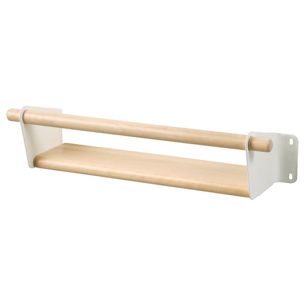 NEREBY Wall shelf, birch 40x10 cm