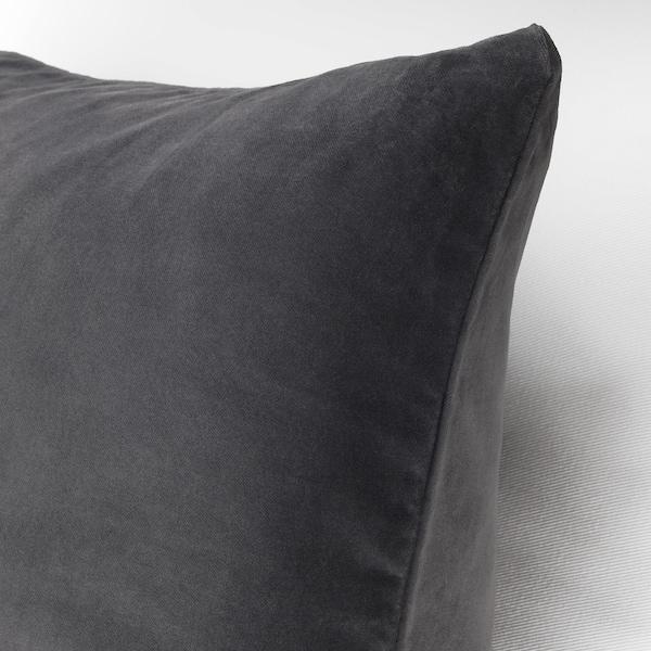 SANELA Cushion cover, dark grey 50x50 cm