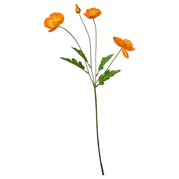 SMYCKA Artificial flower, in/outdoor/Poppy orange 60 cm