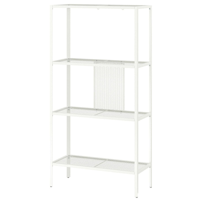 BAGGEBO Shelving unit, metal/white 60x25x116 cm