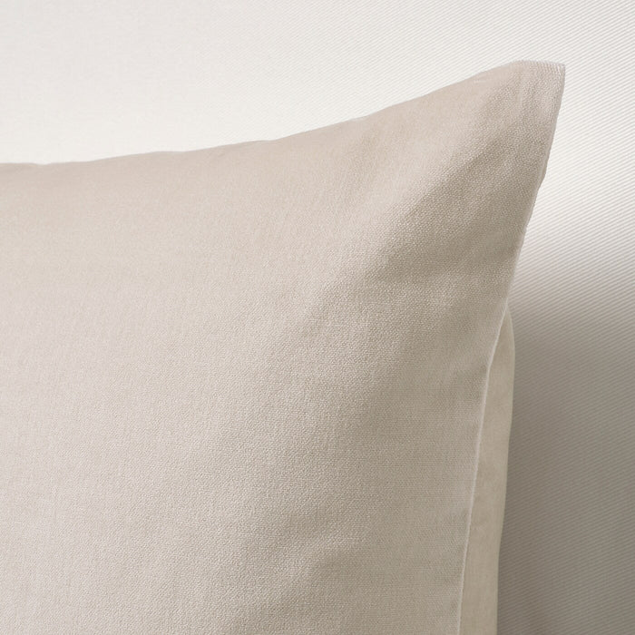 SANELA Cushion cover, light beige, 40x65 cm