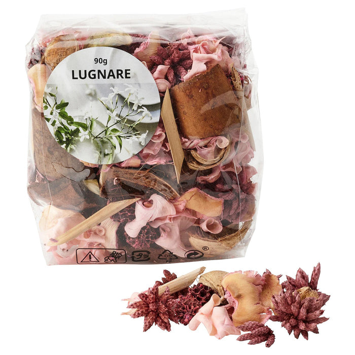 LUGNARE Scented potpourri, Jasmine/pink 90 g