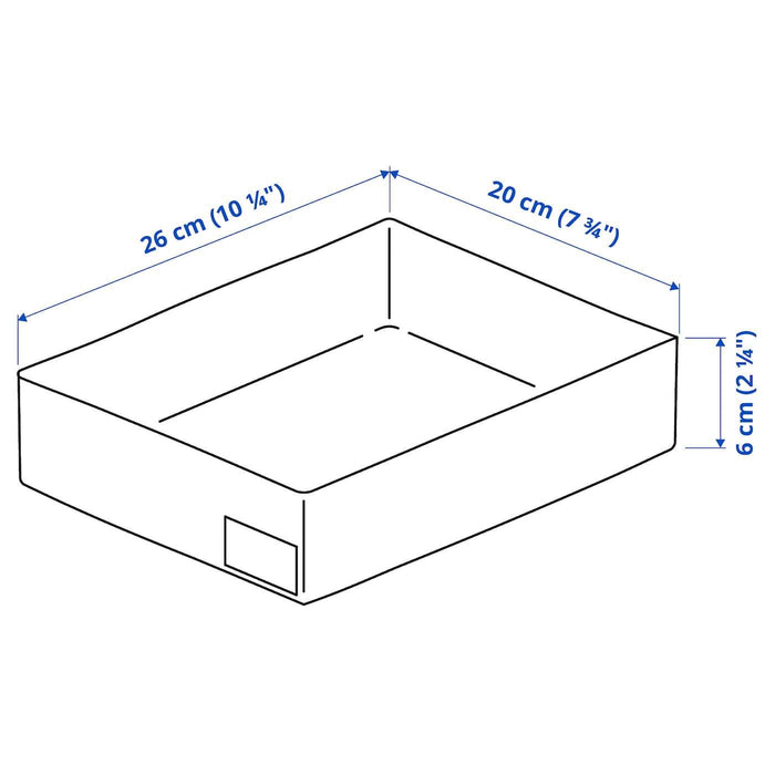 STUK Organiser, white 26x20x6 cm