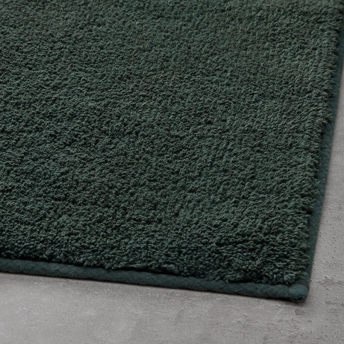 SODERSJON Bath mat, dark green 50x80 cm