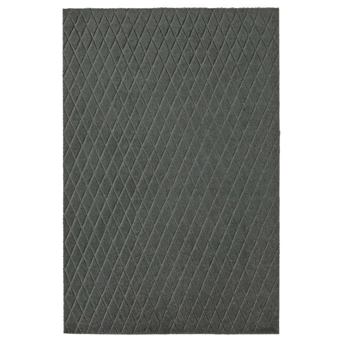 OSTERILD Door mat, indoor, dark grey, 40x60 cm