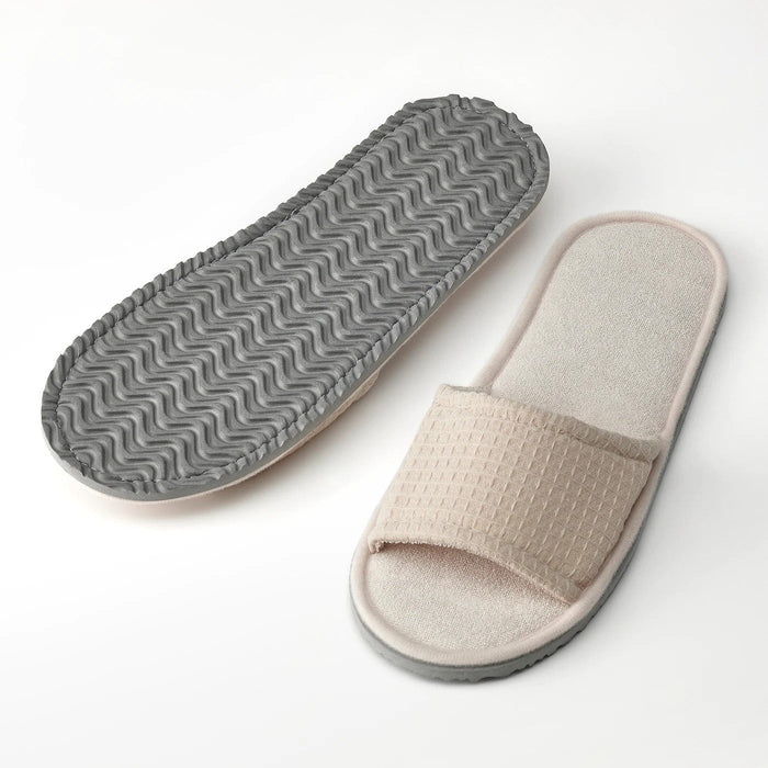 SKOVELSJON Slippers, beige L/XL