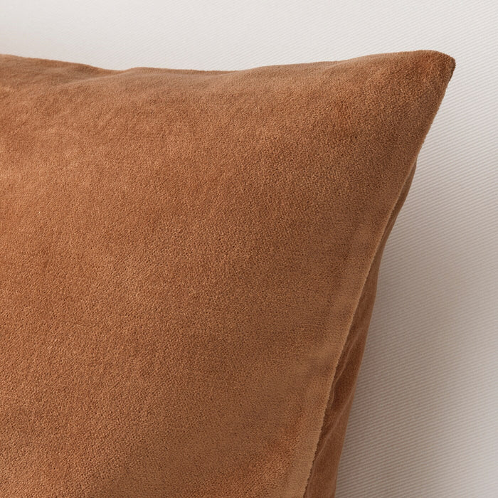 SANELA Cushion cover, brown-yellow, 50x50 cm