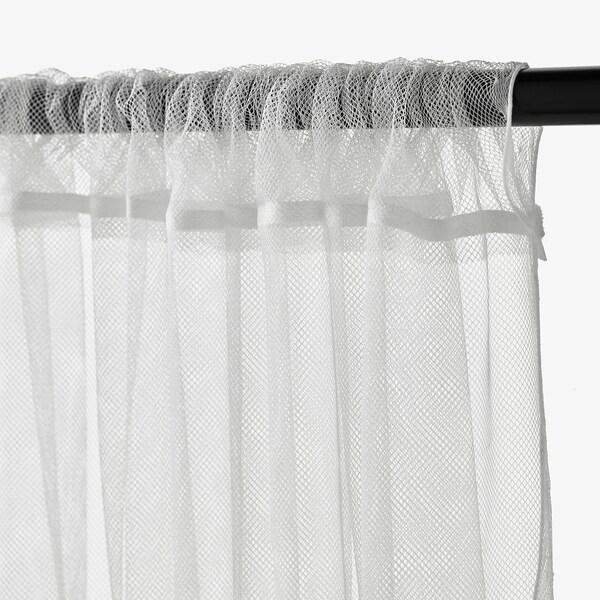 LILL Net curtains, 1 pair, white 280x250 cm