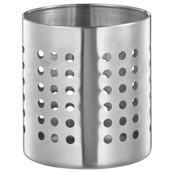 ORDNING Cutlery stand, stainless steel 13.5 cm