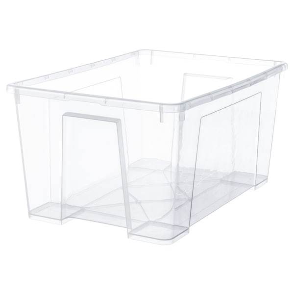 SAMLA box 56x39x28 cm/45 L transparent