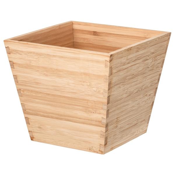 VILDAPEL Plant pot, bamboo 12 cm