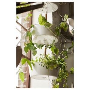 BITTERGURKA Hanging planter, white