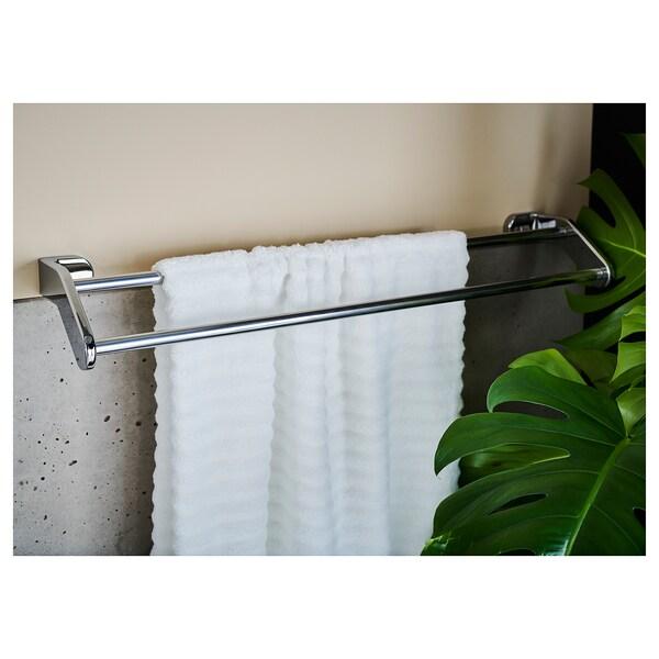 KALKGRUND Towel rail, chrome-plated 63 cm