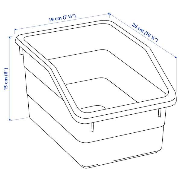 SOCKERBIT Box, white 19x26x15 cm