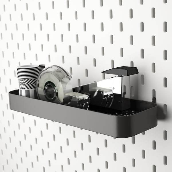 SKADIS Shelf, grey