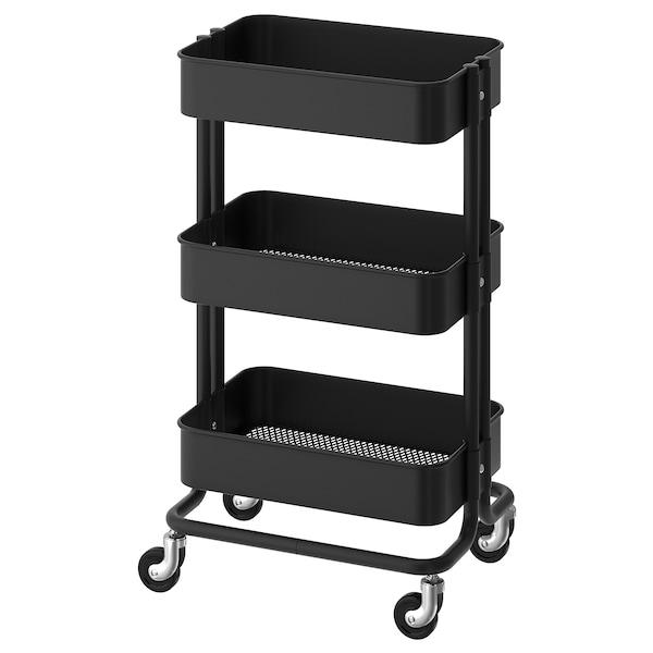 RASKOG trolley 35x45x78 cm black