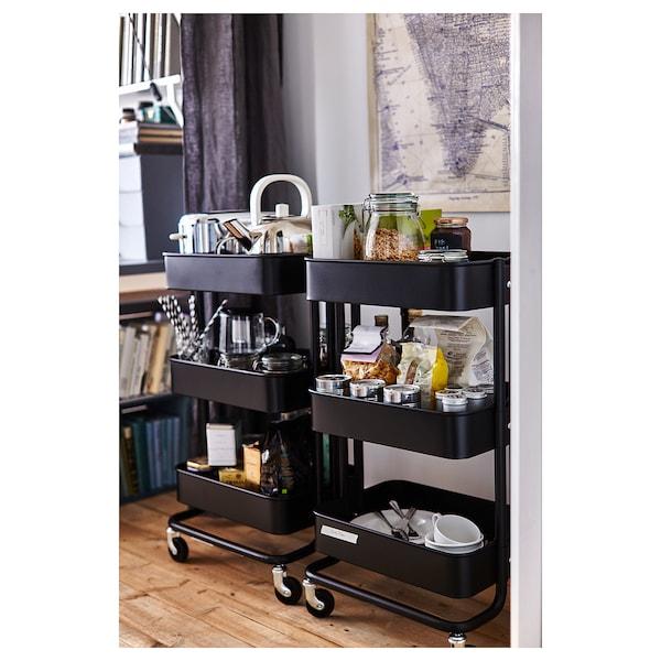 RASKOG trolley 35x45x78 cm black