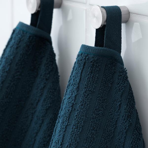 VAGSJON washcloth 30X30 cm DARK BLUE 4 pieces