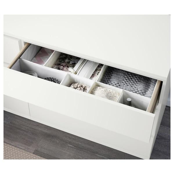 MALM Chest of 6 drawers, white 160x78 cm