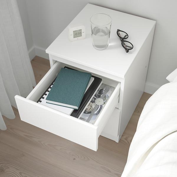 KULLEN Chest of 2 drawers, white 35x49 cm