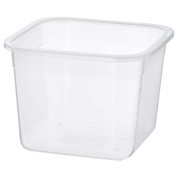 IKEA 365+ Food container, square/plastic 1.4 l