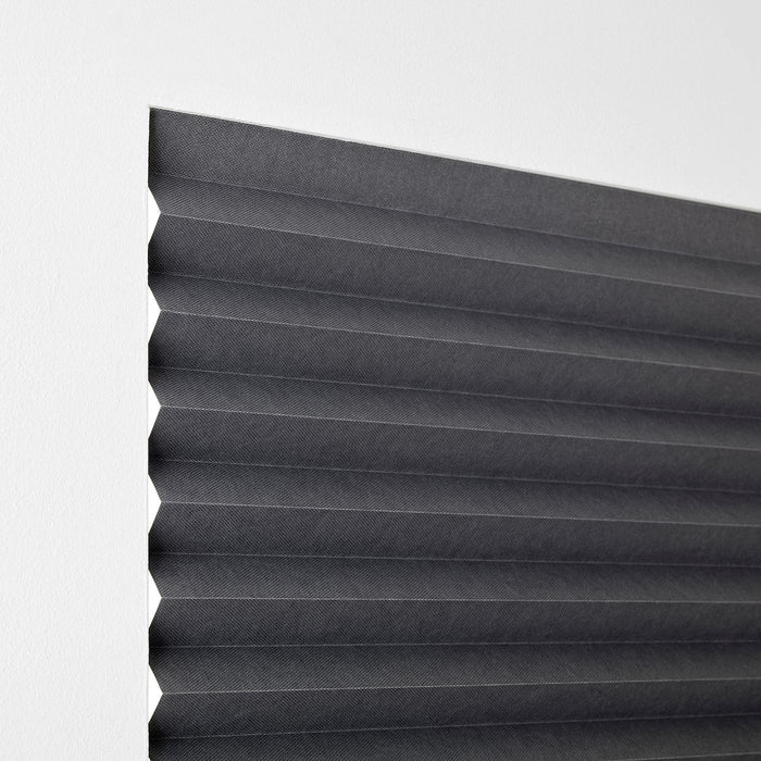 SCHOTTIS Block-out pleated blind, dark grey 100x190 cm