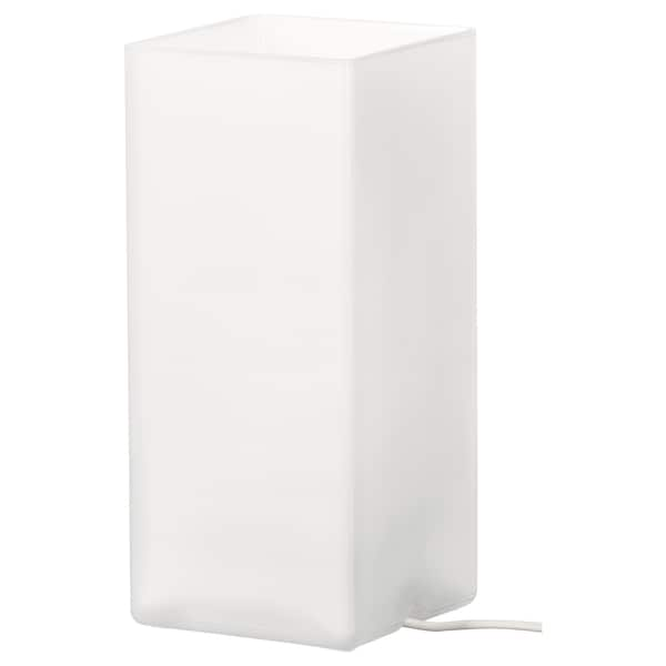 GRONO Table lamp, frosted glass white