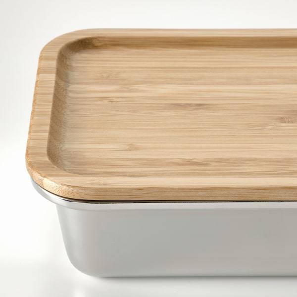 IKEA 365+ lid, rectangular/bamboo