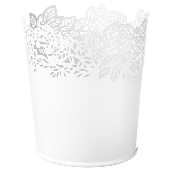 SAMVERKA Plant pot, white 9 cm