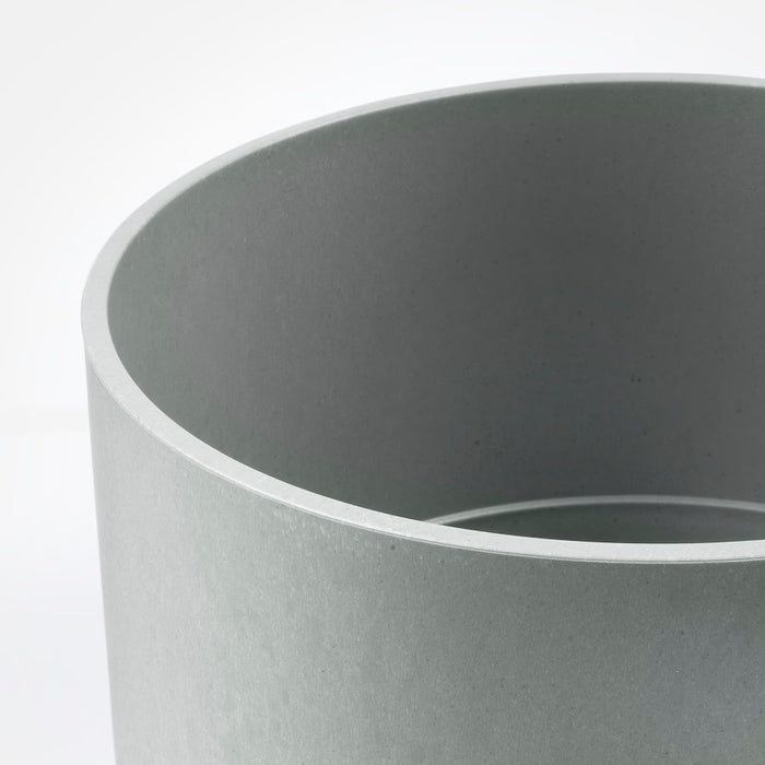 NYPON Plant pot, in/outdoor grey 24 cm