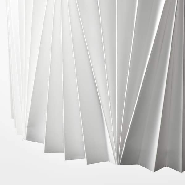 KUNGSHULT Lamp shade, pleated white 42 cm