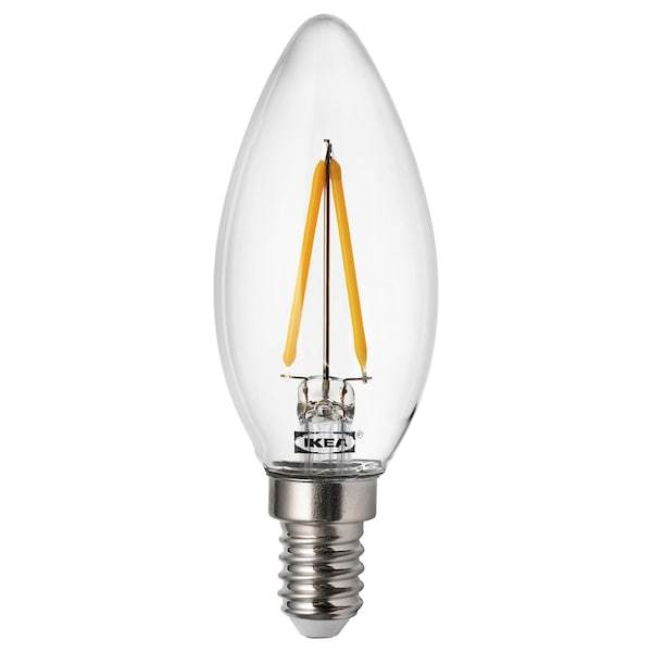 RYET LED bulb E14 200 lumen, chandelier/clear