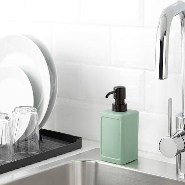 RINNIG Soap dispenser, green 450ml g