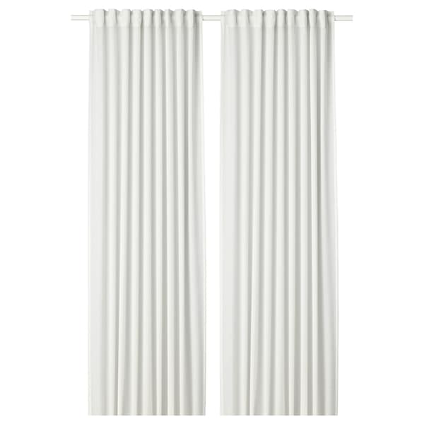 HILJA curtains 1pair 145x250cm white