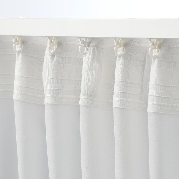 HILJA curtains 1pair 145x250cm white