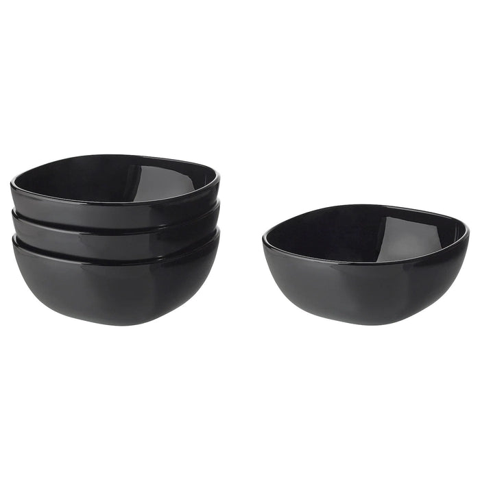 BACKIG bowl, black, 14 cm