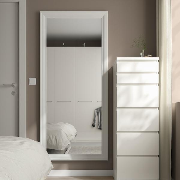 TOFTBYN Mirror, white 75x165 cm