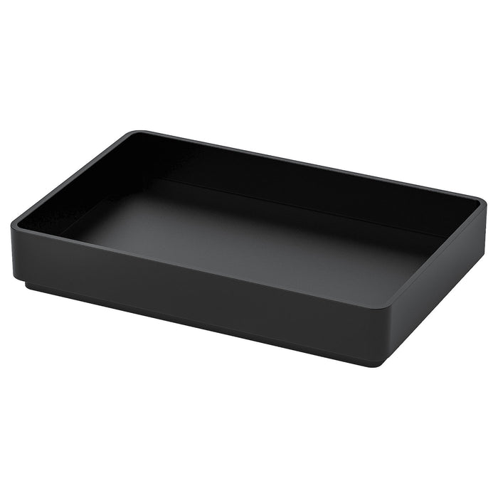 SKOGSVIKEN Tray, black 10x15 cm