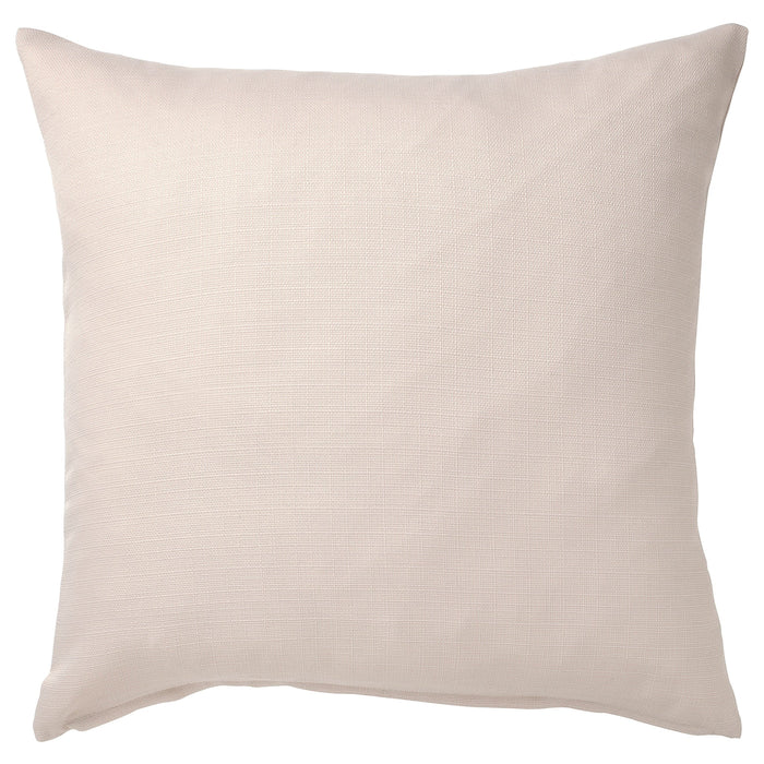 MAJBRAKEN Cushion cover, light grey-beige, 50x50 cm