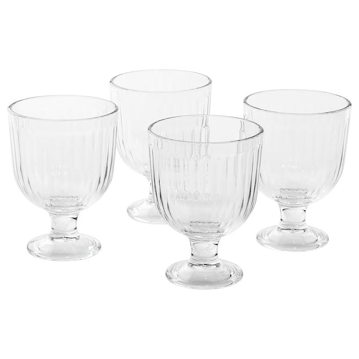 VARDAGEN Goblet, clear glass, 28cl