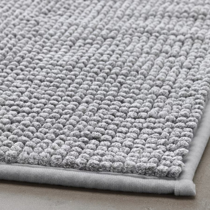 TOFTBO Bath mat, grey-white melange, 40x60 cm