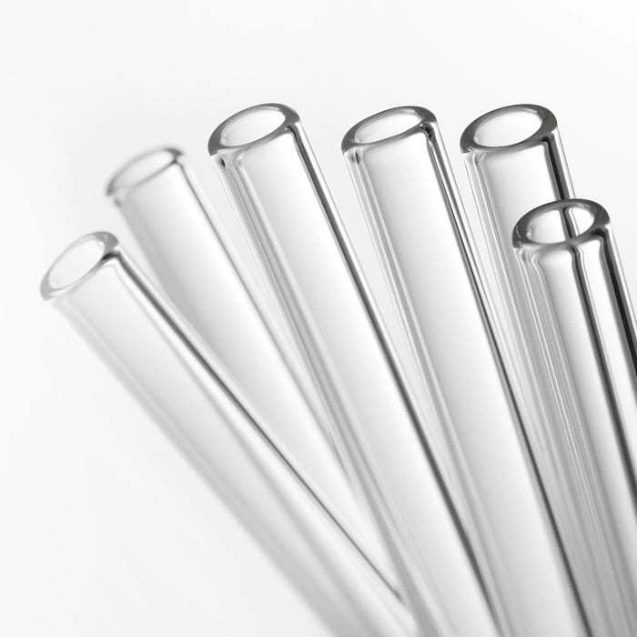 ANLEDNING Drinking straw, clear glass