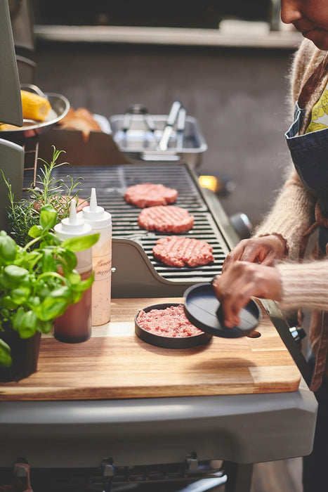 GRILLTIDER Hamburger press, aluminium