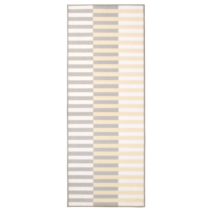 ELVERK Kitchen mat, beige, 45x120 cm