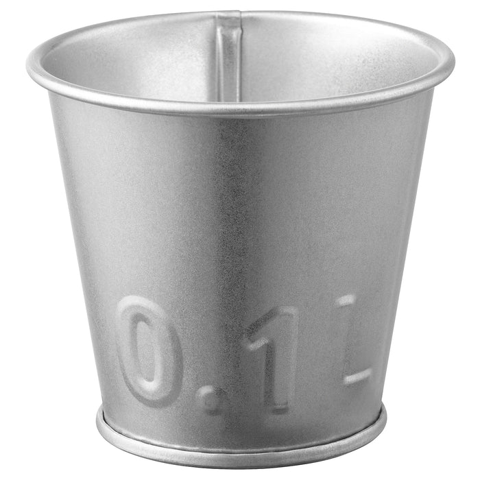 AKERBAR Plant pot, in/outdoor/galvanised, 6 cm