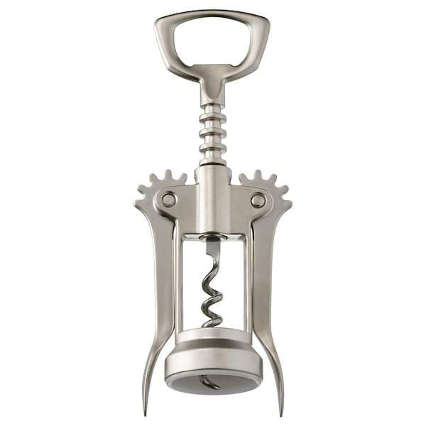 IDEALISK Corkscrew, silver-colour/matt