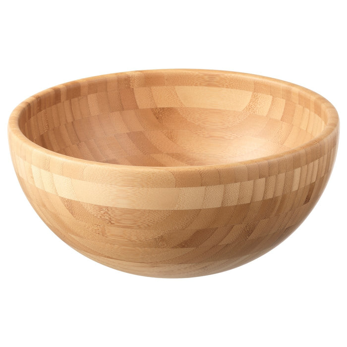 BLANDA MATT Serving bowl, bamboo 28 cm