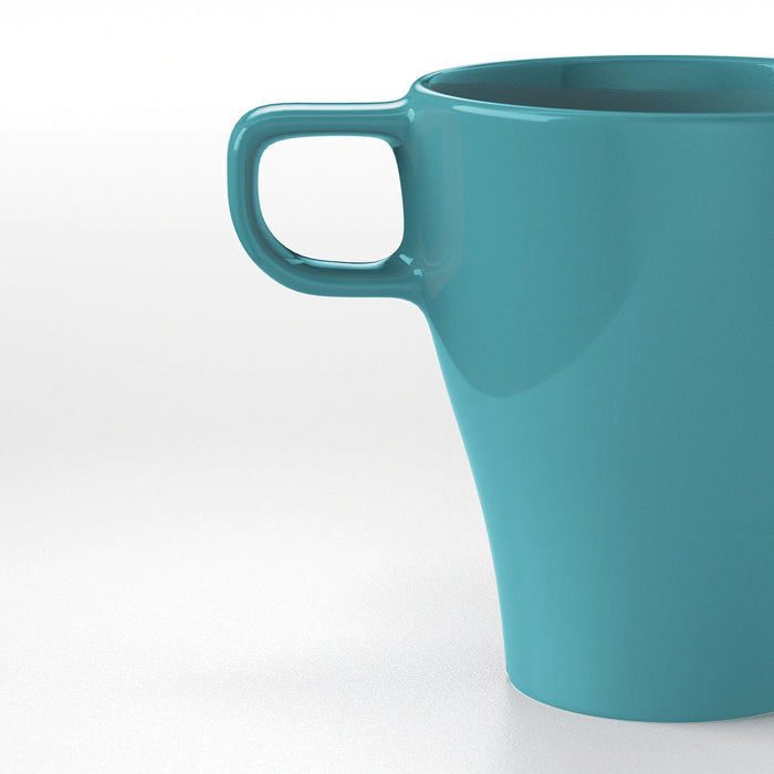 FARGRIK Mug, turquoise, 25 cl